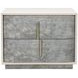 Alvara Stone and Taupe Upholstered Platform Bedroom Set