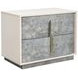 Alvara Stone 2 Drawer Nightstand with LED