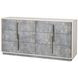 Alvara Stone and Taupe Upholstered Platform Bedroom Set