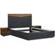 Kayner Charcoal Platform Bedroom Set