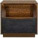 Kayner Charcoal 1 Drawer Nightstand with LED