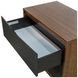 Kayner Charcoal 2 Drawer Nightstand with LED