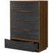 Kayner Charcoal 5 Drawer Chest with LED
