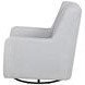 Serra Dove Gray Swivel Glider Chair