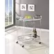 902589 Clear Acrylic Serving Cart