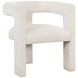 Petra White Boucle Accent Chair