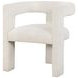 Petra White Boucle Accent Chair