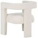 Petra White Boucle Accent Chair