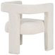Petra White Boucle Accent Chair