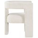 Petra White Boucle Accent Chair