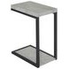 Beck Cement And Black Accent Table