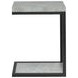 Beck Cement And Black Accent Table