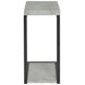 Beck Cement And Black Accent Table