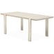Lotus Bay Sand Extendable Rectangular Narrow Dining Room Set