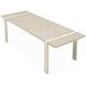 Lotus Bay Sand 100" Extendable Rectangular Narrow Dining Table
