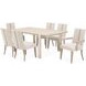 Lotus Bay Sand Extendable Rectangular Wide Dining Room Set