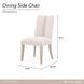 Lotus Bay Tusk Upholstered Dining Side Chair Set of 2