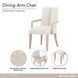 Lotus Bay Tusk Upholstered Dining Arm Chair