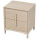 Lotus Bay Sand 2 Drawer Small Nightstand