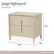 Lotus Bay Sand 2 Drawer Large Nightstand