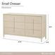 Lotus Bay Sand 6 Drawer Small Dresser