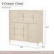 Lotus Bay Sand 5 Drawer Chest