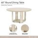 Lotus Bay Sand 60" Round Dining Table