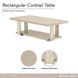 Lotus Bay Sand Rectangular Cocktail Table