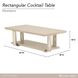 Lotus Bay Sand Rectangular Cocktail Table