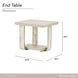 Lotus Bay Sand Rectangular End Table