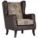 Elmbrook Brown Wingback Accent Chair