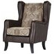 Elmbrook Brown Wingback Accent Chair