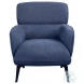 Andrea Blue Accent Chair