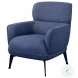 Andrea Blue Accent Chair