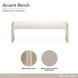 Lotus Bay Tusk Upholstered 56" Accent Bench