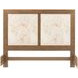 Portrait Sienna Brown King Panel Bed with LED and USB Charging