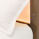 Portrait Sienna Brown King Panel Bed with LED and USB Charging