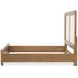 Portrait Sienna Brown King Panel Bed with LED and USB Charging