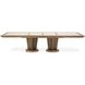 Portrait Sienna Brown Extendable Rectangular Dining Room Set