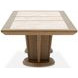 Portrait Sienna Brown 136" Extendable Rectangular Dining Table