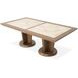 Portrait Sienna Brown 136" Extendable Rectangular Dining Table