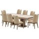 Portrait Sienna Brown Extendable Rectangular Dining Room Set