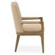 Portrait Toffee Upholstered Dining Arm Chair Set of 2