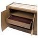 Portrait Sienna Brown 4 Door Sideboard with LED