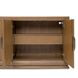 Portrait Sienna Brown 4 Door Sideboard with LED