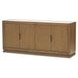 Portrait Sienna Brown 4 Door Sideboard with LED