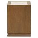 Portrait Sienna Brown 1 Drawer Nightstand with LED