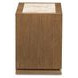 Portrait Sienna Brown 2 Drawer Nightstand with LED