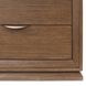 Portrait Sienna Brown 2 Drawer Nightstand with LED