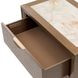 Portrait Sienna Brown 2 Drawer Nightstand with LED